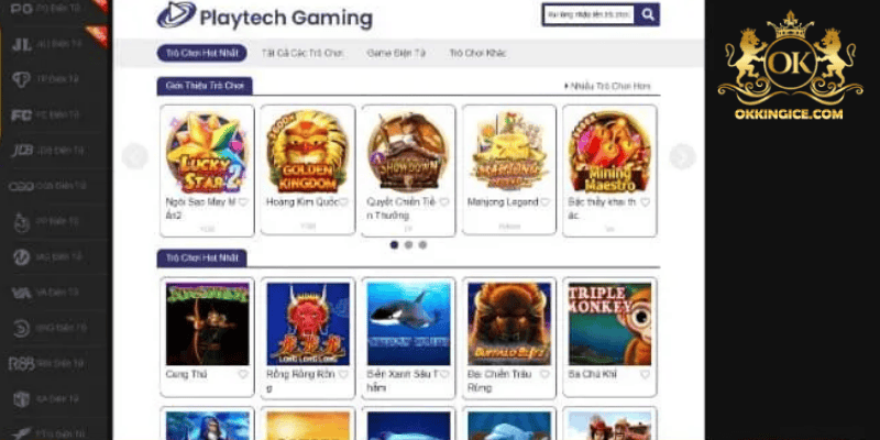 Những sảnh game hot nhất có mặt trên Casino OKKING